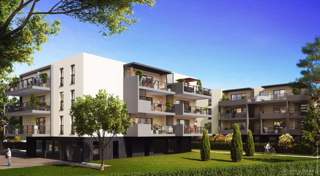 Programme neuf Saint Raphael proche centre ville, 3 pièces 83m² avec terrasse de 37m² et 2 places de parkings couvertes.